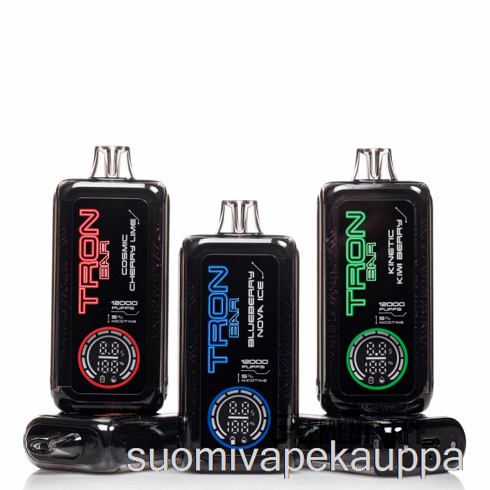 Vape Suomi Tron ​​bar 12k Kertakäyttöinen Neon Minttujää